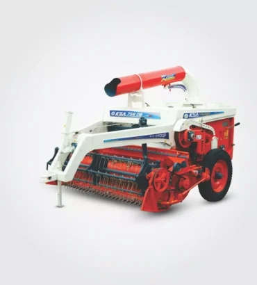 KSA 759 XC straw reaper machine used for cutting threshing and cleaning wheat straw in agricultural fields