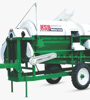 Multicrop groundnut thresher machine for efficient peanut separation Caption: