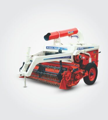 KSA 756 DB straw reaper machine used for cutting threshing and cleaning wheat straw in agricultural fields